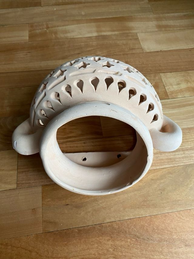 porta lampada artigianale salentino