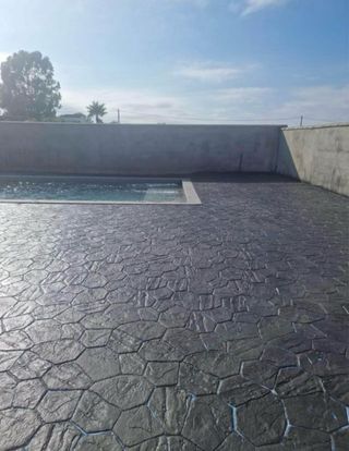 Hormigon impreso y en vertical