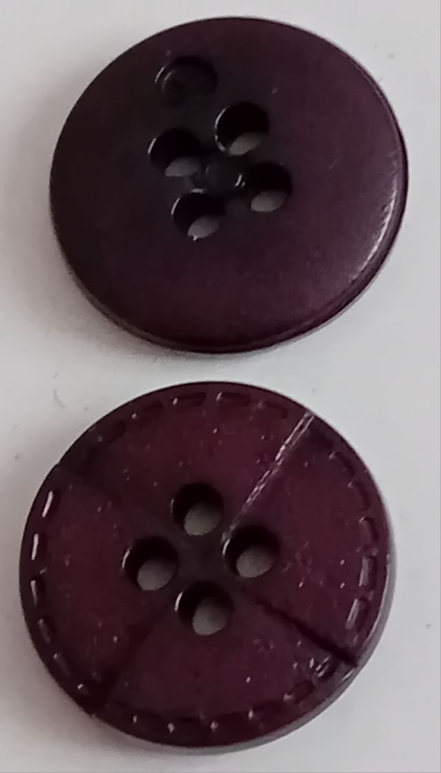 Bottoni effetto legno vintage pz5