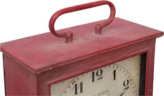 Orologio da Tavolo analogico da Comodino in Ferro 