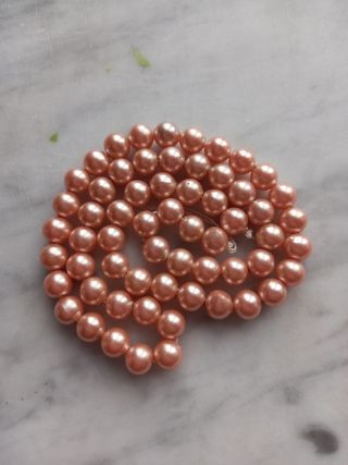 Filo di perle [color cipria] per collana
