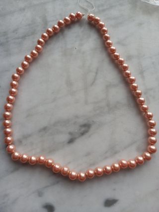 Filo di perle [color cipria] per collana