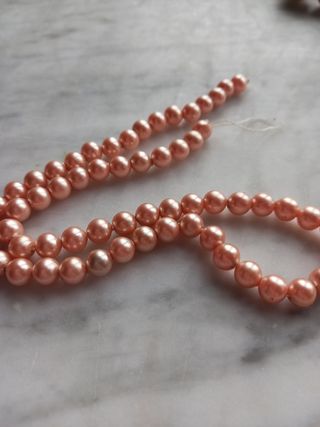 Filo di perle [color cipria] per collana