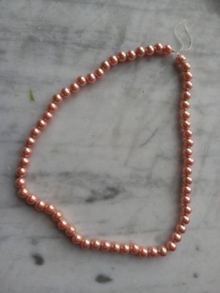 Filo di perle [color cipria] per collana