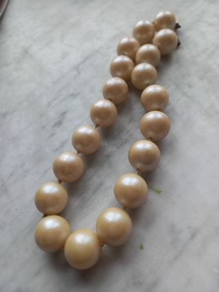 Collana girocollo maxiperle