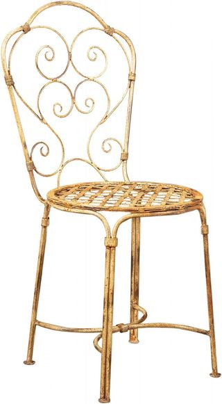 Charme Rustico e Eleganza: Sedia da Giardino Vinta