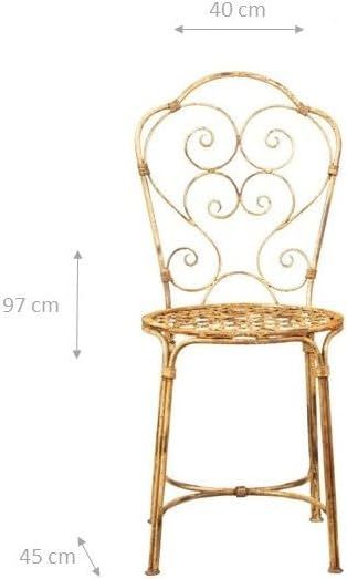 Charme Rustico e Eleganza: Sedia da Giardino Vinta