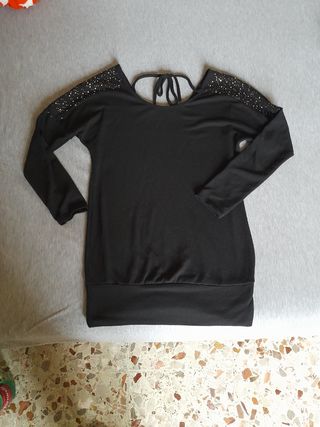 Maglia vintage con strass