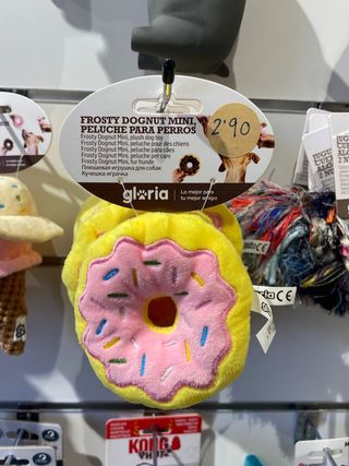Peluche donut rosa pequeño
