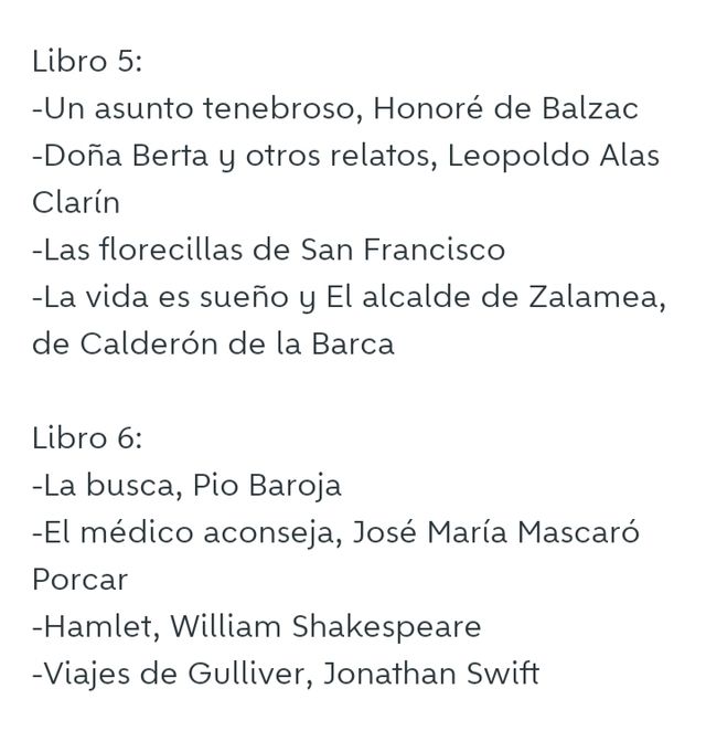 12 libros con varias novelas cada uno