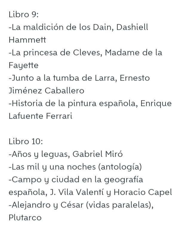12 libros con varias novelas cada uno