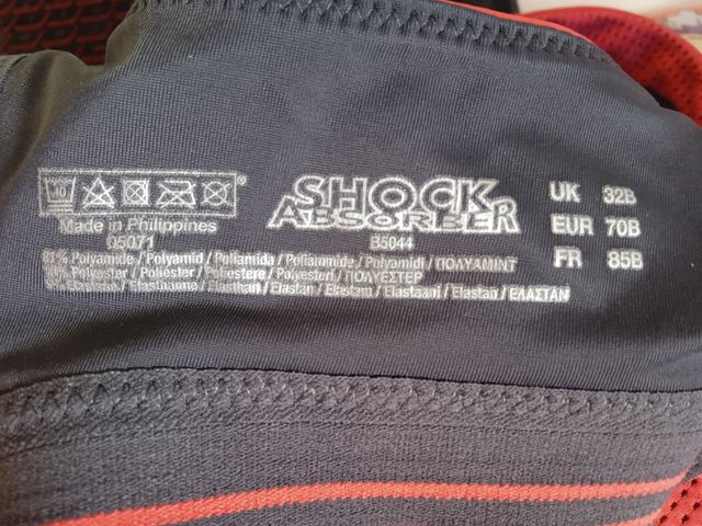 sujetador deportivo shock absorber