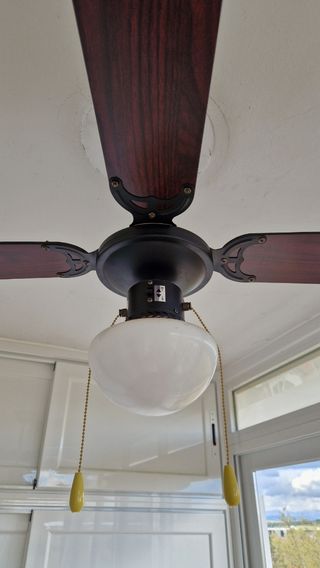 Ventilador de techo con luz