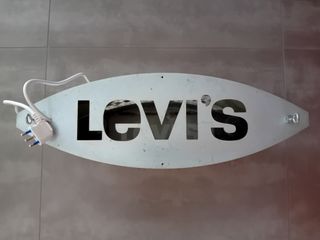 Levi's Jeans Lampada Insegna Luminosa Negozio Casa