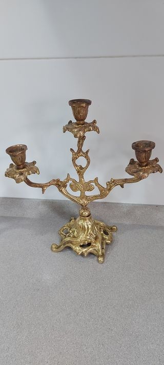 Candelabros de laton
