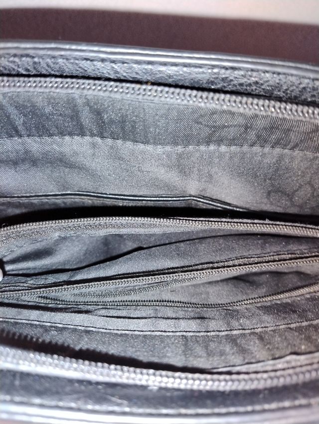 Borsa nera in similpelle