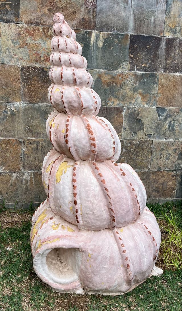 CARACOLA PARA DECORACION DE JARDIN POLIESTER
