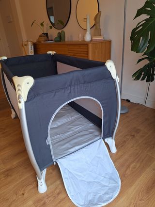 CUNA VIAJE INGLESINA + COLCHON PLEGABLE