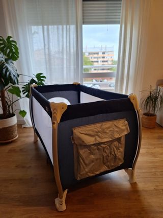CUNA VIAJE INGLESINA + COLCHON PLEGABLE