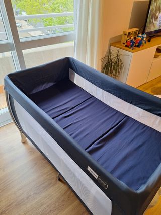 CUNA VIAJE INGLESINA + COLCHON PLEGABLE