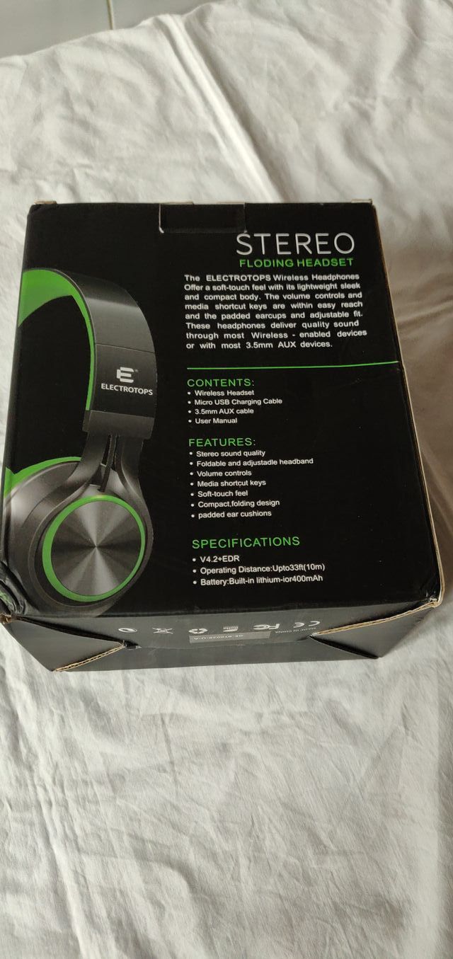 Electrotops Cuffie Wireless con microfono