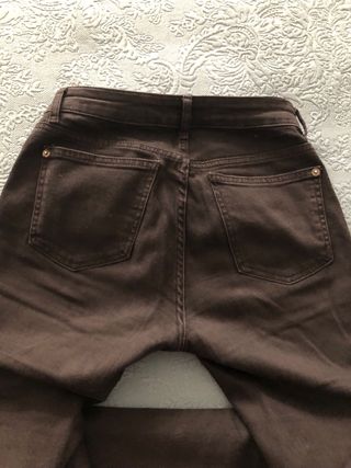 Pantalon vaquero negro de campana talla 36