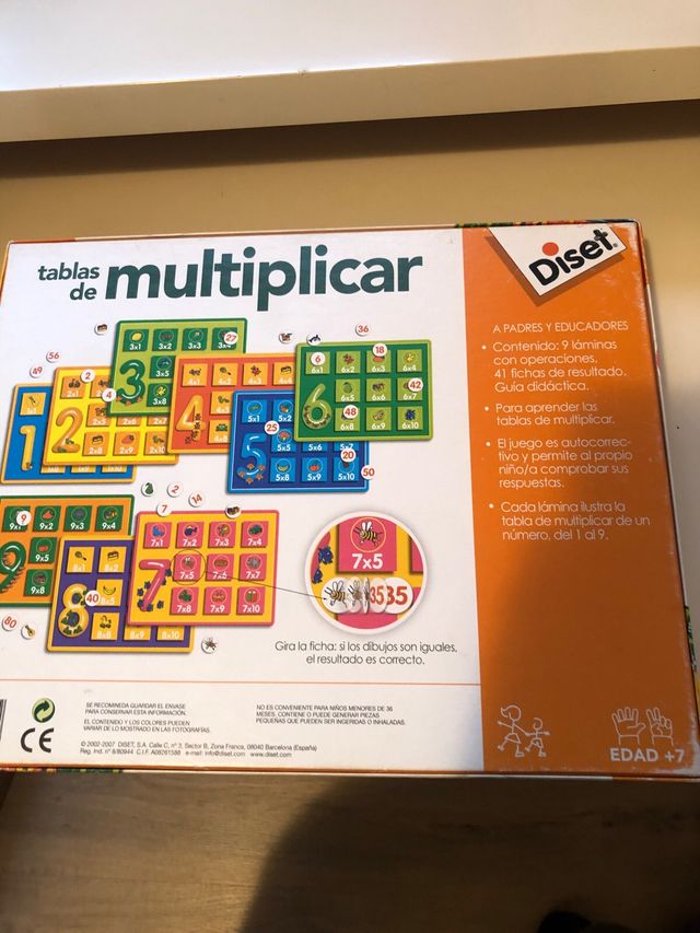 Tablas de multiplicar - Educativa