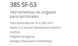 Prensa terminales SOFAMEL SF-53