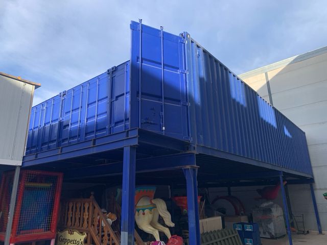 Contenedores 4 unidades almacen OFERTON.40 pies