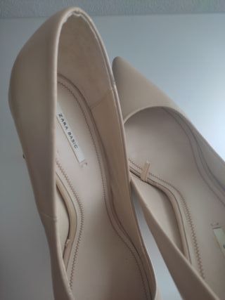 Zapatos salón 40 piel auténtica sin estrenar Zara