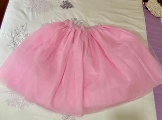 Falda tul rosa talla unica
