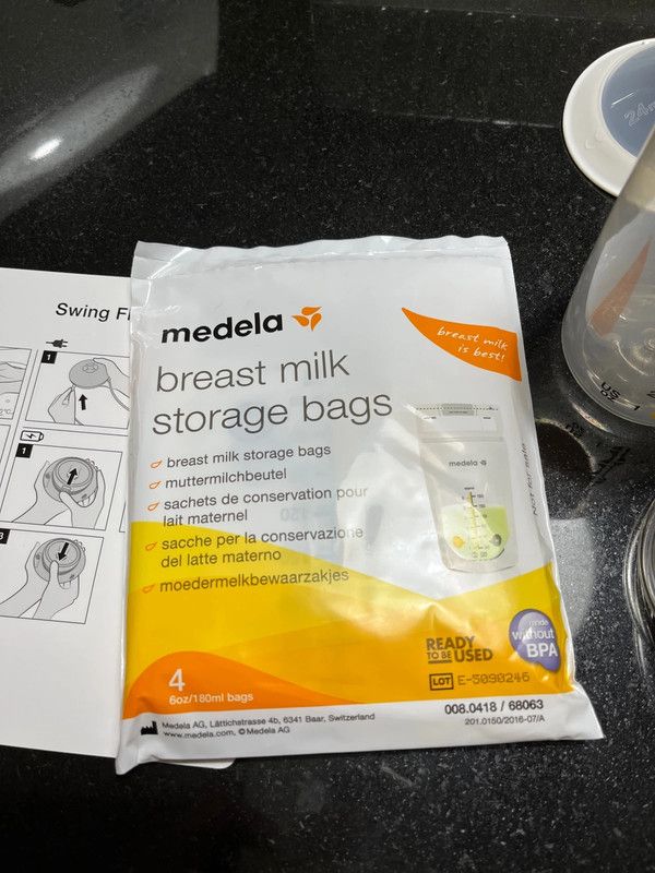 Extractor de leche eléctrico. Medela Bolsas regalo