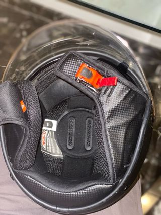 Casco Moto Nzi Helmets Vintage Negro talla S