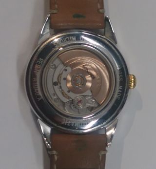 KRONOS Automático chapado oro blanco.