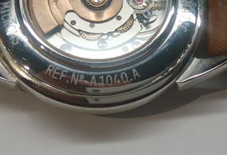 KRONOS Automático chapado oro blanco.