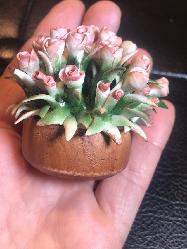 Cestino di rose Capodimonte 