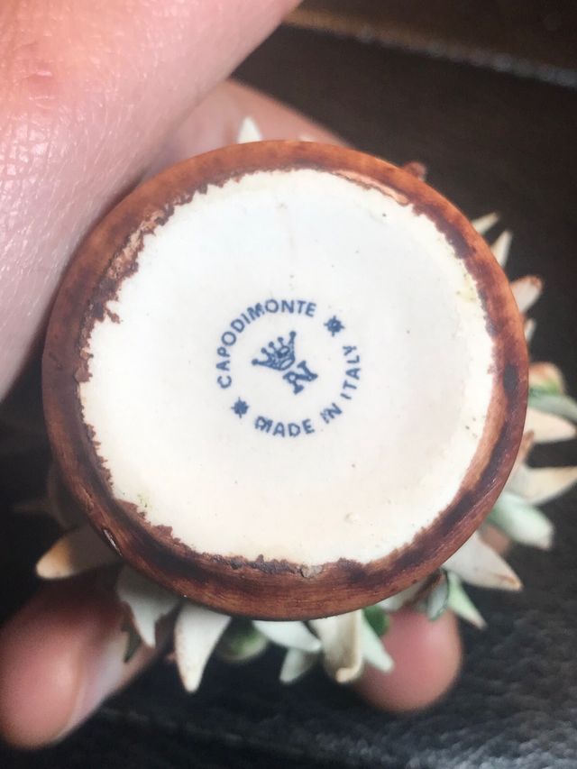 Cestino di rose Capodimonte 