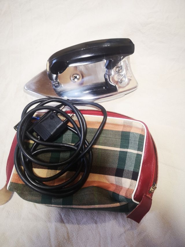 Plancha vintage de viaje