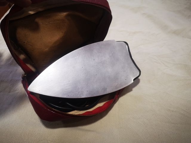 Plancha vintage de viaje