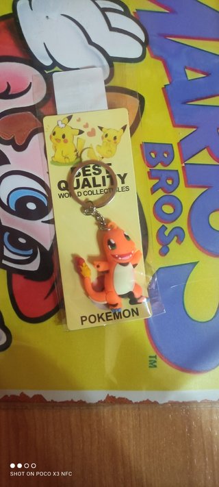 Llavero silicona charmander pokemon