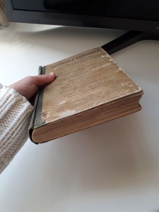 Libro matemáticas vintage Aritmética Dalmau