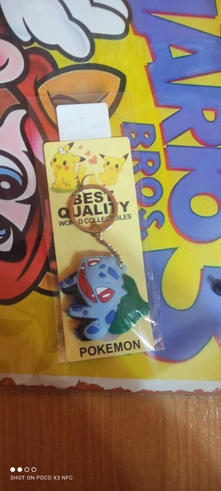 Llavero silicona bulbasaur pokemon