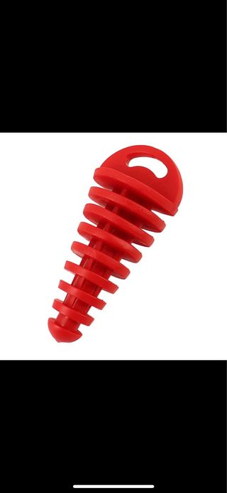 Tapon goma tubo escape