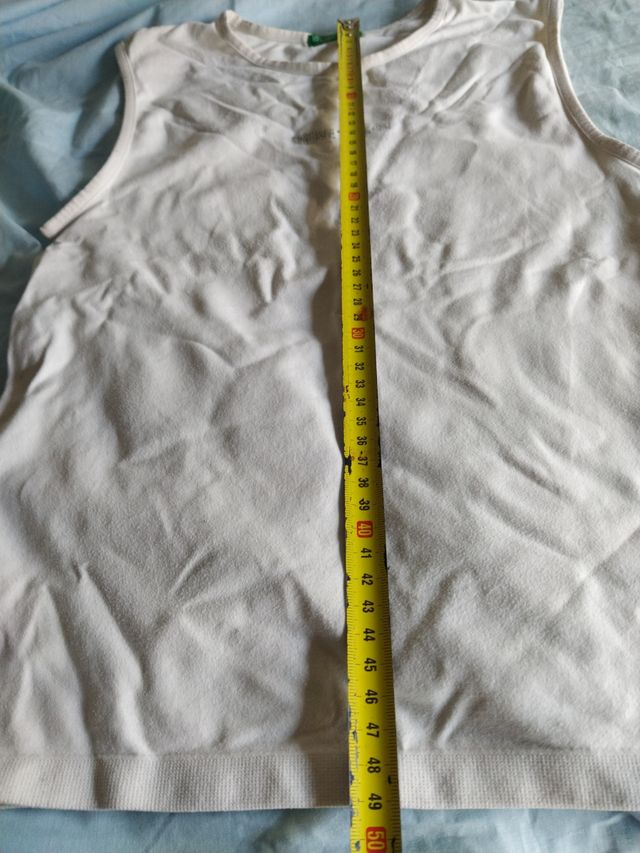 Camiseta blanca de Benetton talla XS