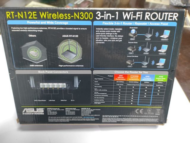 OFERTA 10€!! WI-FI ROUTER RT N21E WIRELESS N300