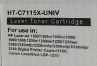 Tóner NEGRO HT-C7115X  compatible HP