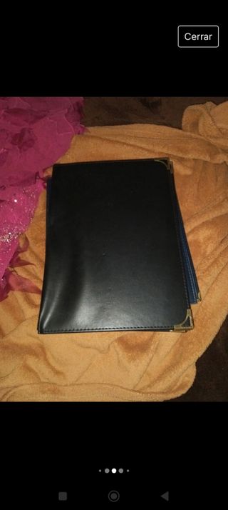 Carpetas de piel