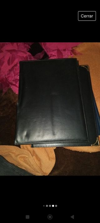 Carpetas de piel