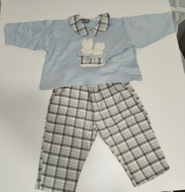 conjunto bebé azul