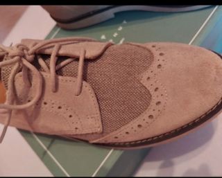 Zapato niño vestir taupe
